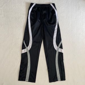 GTM Sportswear | Cheer Gymnastics Fleece Lined Bottom Zip Pants Black 504307 (M)